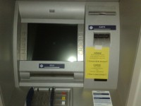 Geldautomat mit Warnhinweis: System nicht lÃ¶chen!